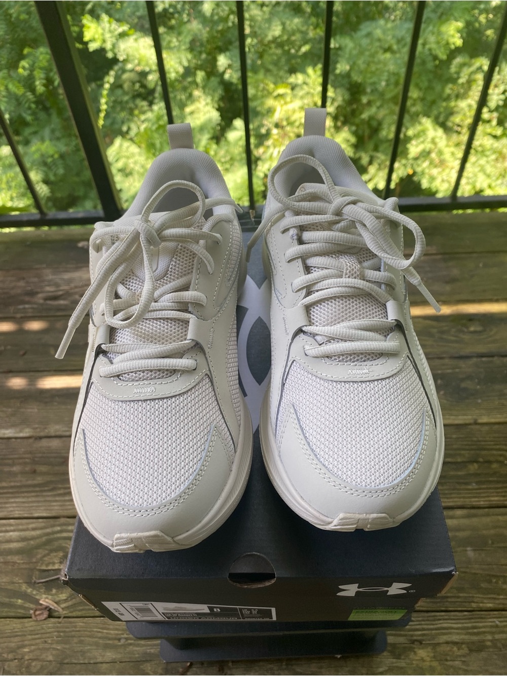 Under Armour Women's Charged Assert Shoes US 8 Summit White Khaki